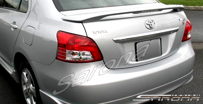 Custom Toyota Yaris Trunk Wing  Sedan (2006 - 2011) - $179.00 (Manufacturer Sarona, Part #TY-046-TW)